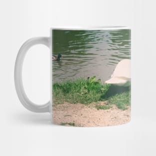 Beautiful Vintage Photography of Swans in Vienna Austria Europe Streets of Vienna Discover new places Travel the world Mug